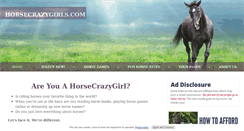 Desktop Screenshot of horsecrazygirls.com